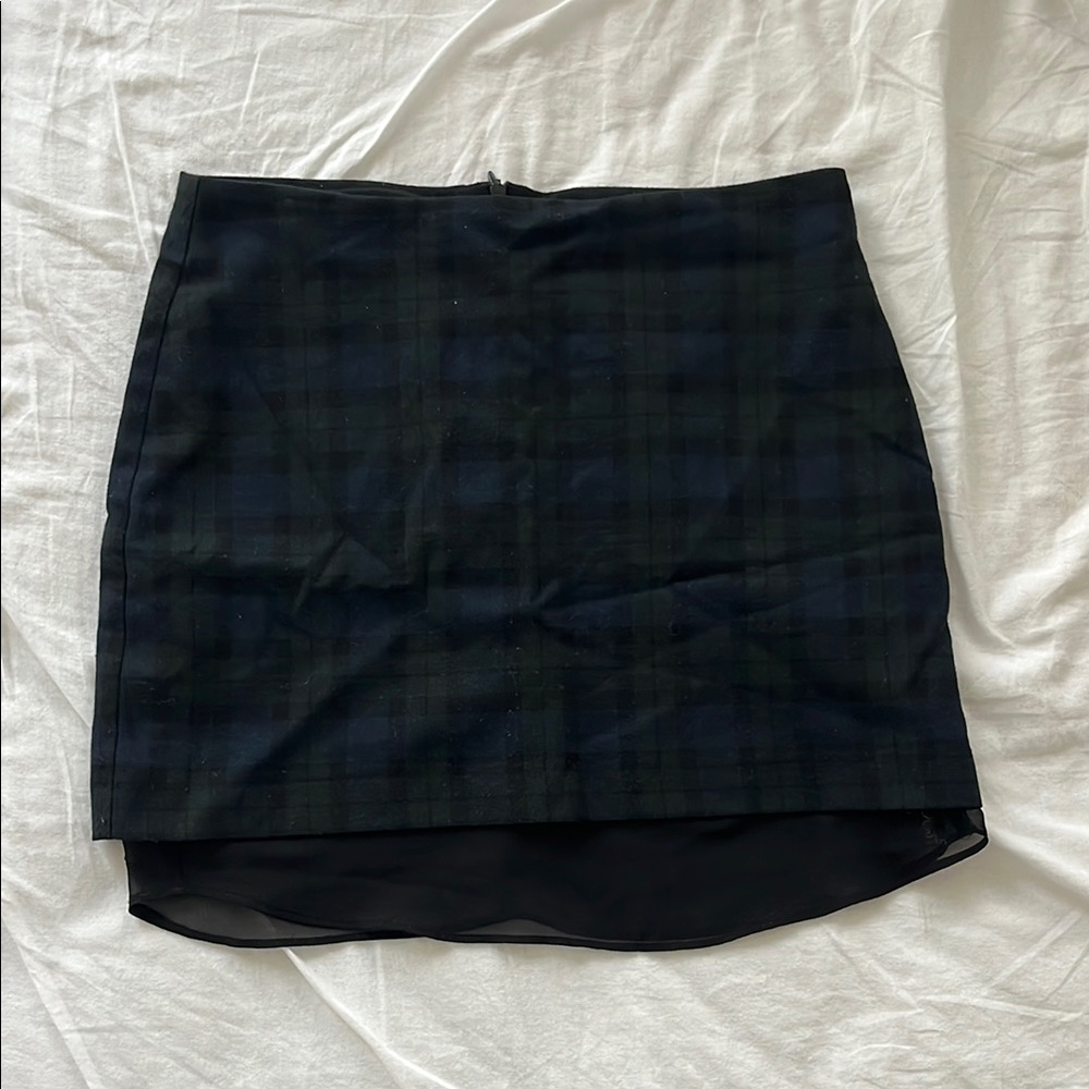 Zara Plaid Skirt